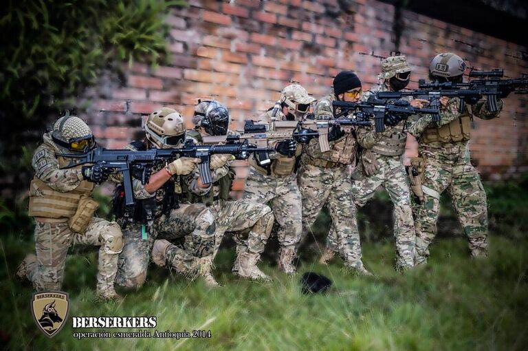 Airsoft players in tactical gear at XPlex