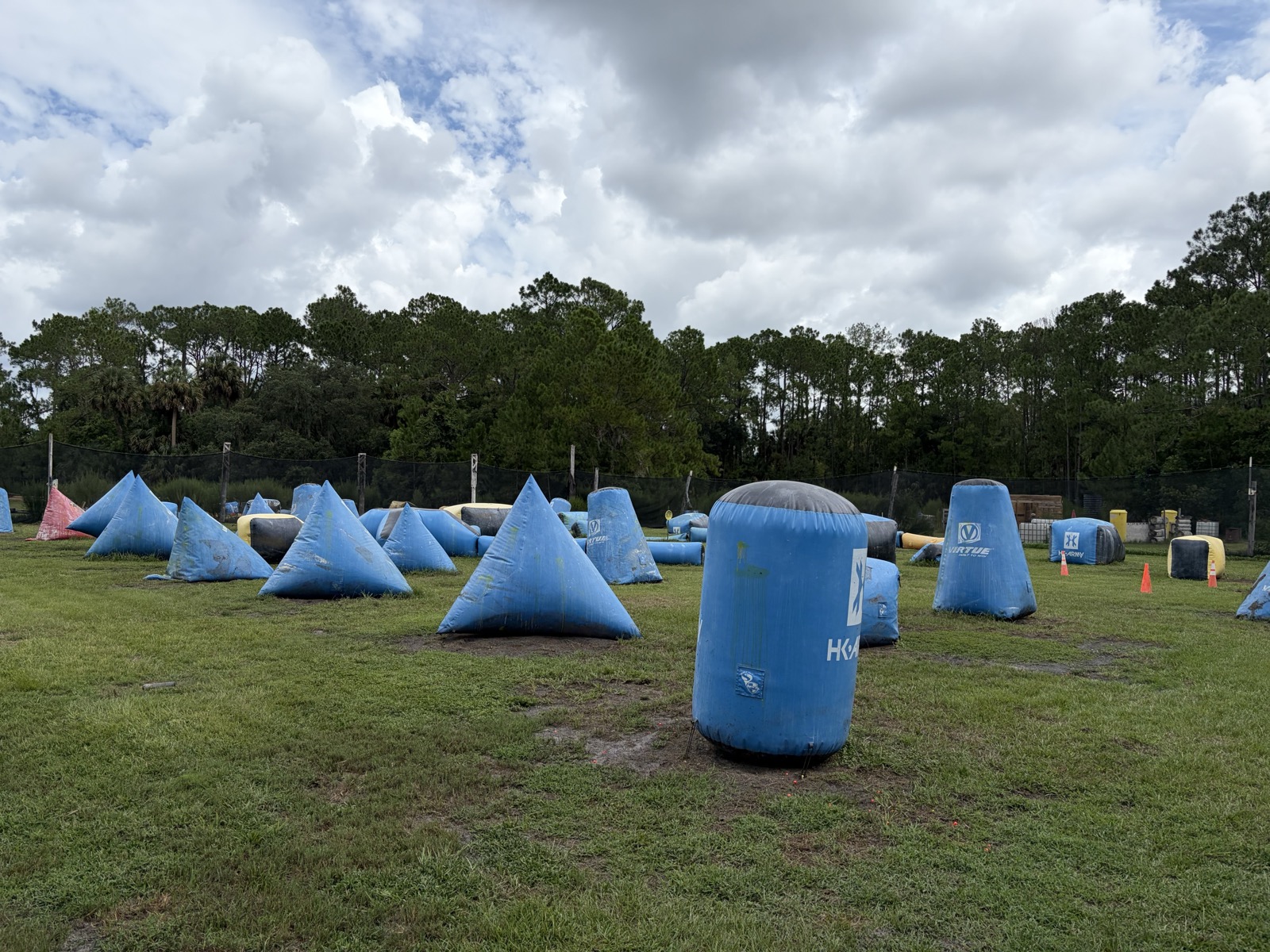 Speedball zone at XPlex field